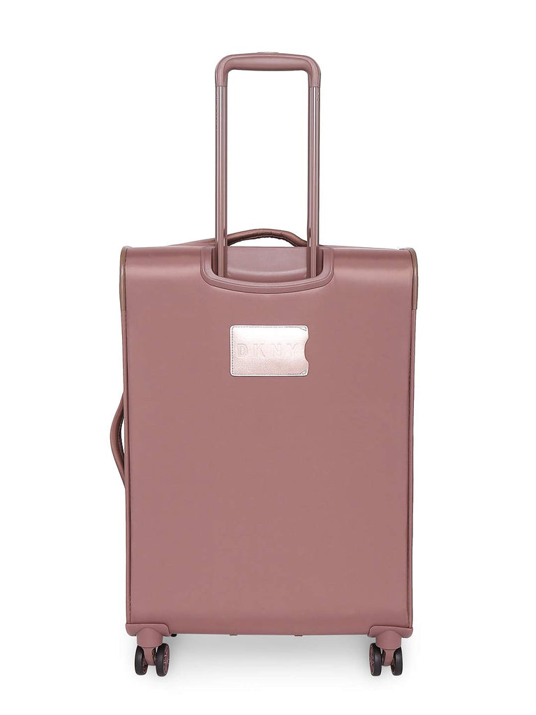 DKNY Quilted Soft Soft Cabin Rose Gold Luggage Trolley