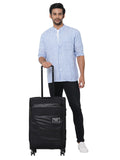 DKNY GLOBE TROTTER Range Black Color Soft Luggage