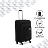 DKNY GLOBE TROTTER Range Black Color Soft Luggage