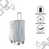 DKNY INSTINCT Range Storm Grey Color Soft Case Poly Twill Medium Size LUGGAGE