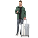 DKNY INSTINCT Range Storm Grey Color Soft Case Poly Twill Medium Size LUGGAGE