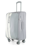 DKNY INSTINCT Range Storm Grey Color Soft Case Poly Twill Medium Size LUGGAGE