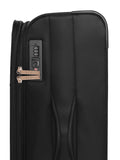 DKNY Quilted Soft Soft Medium Black Luggage Trolley