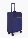 DKNY Quilted Hard Medium Indigo Luggage Trolley