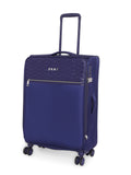 DKNY Quilted Hard Medium Indigo Luggage Trolley