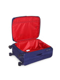 DKNY Quilted Hard Medium Indigo Luggage Trolley