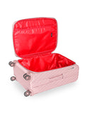 DKNY Signature Softs Soft Medium Dark Rose Luggage Trolley