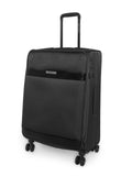 DKNY Mens Ace Soft Large Black Luggage Trolley