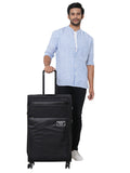 DKNY GLOBE TROTTER Range Black Color Soft Luggage