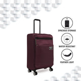 DKNY GLOBE TROTTER Range Cordavan Color Soft Large Luggage