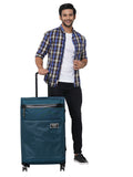 DKNY GLOBE TROTTER Range Teal Color Soft Large Luggage