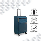 DKNY GLOBE TROTTER Range Teal Color Soft Luggage
