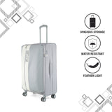 DKNY INSTINCT Range Storm Grey Color Soft Case Poly Twill Large Size LUGGAGE