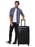 DKNY TRADEMARK Range Black Color Soft Large Luggage