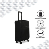 DKNY TRADEMARK Range Black Color Soft Large Luggage