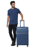 DKNY TRADEMARK Range Colonial Blue Color Soft Large Luggage
