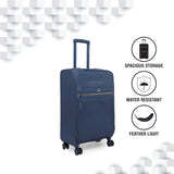 DKNY TRADEMARK Range Colonial Blue Color Soft Large Luggage