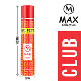 MAX COLLECTION  CLUB - 75 Ml + 15 Ml Extra Deodorant