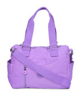 BAHAMA Crinkle Soft Light Purple Shoulder Bag