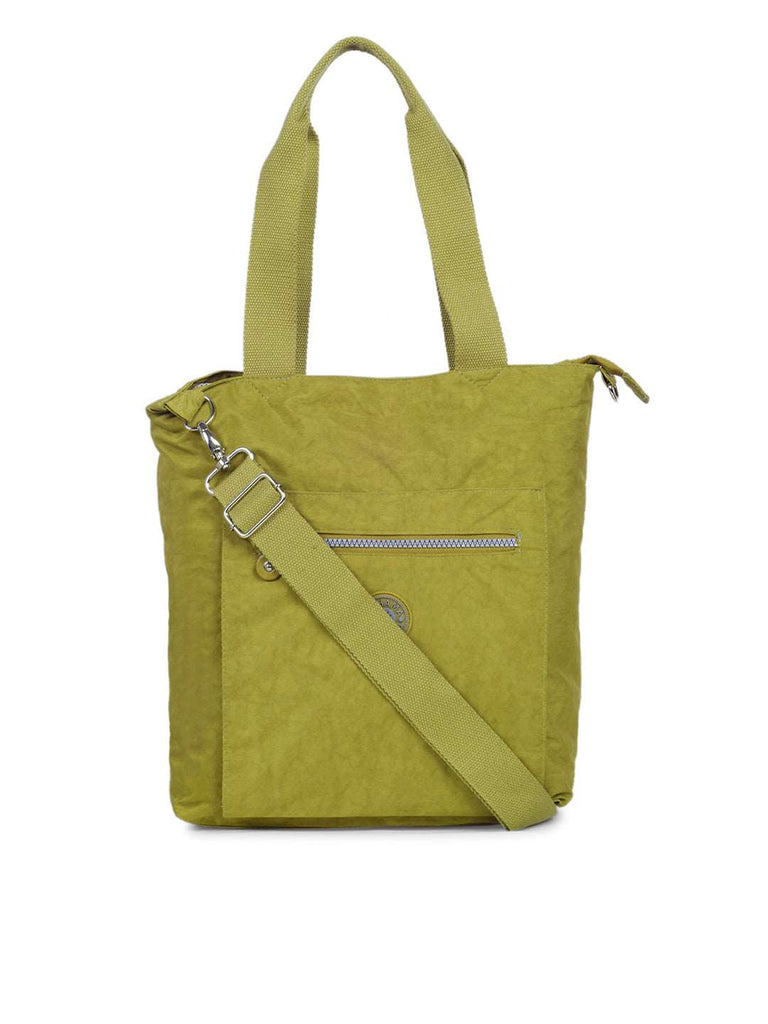 BAHAMA Crinkle Soft Dark Yellow Shoulder Bag