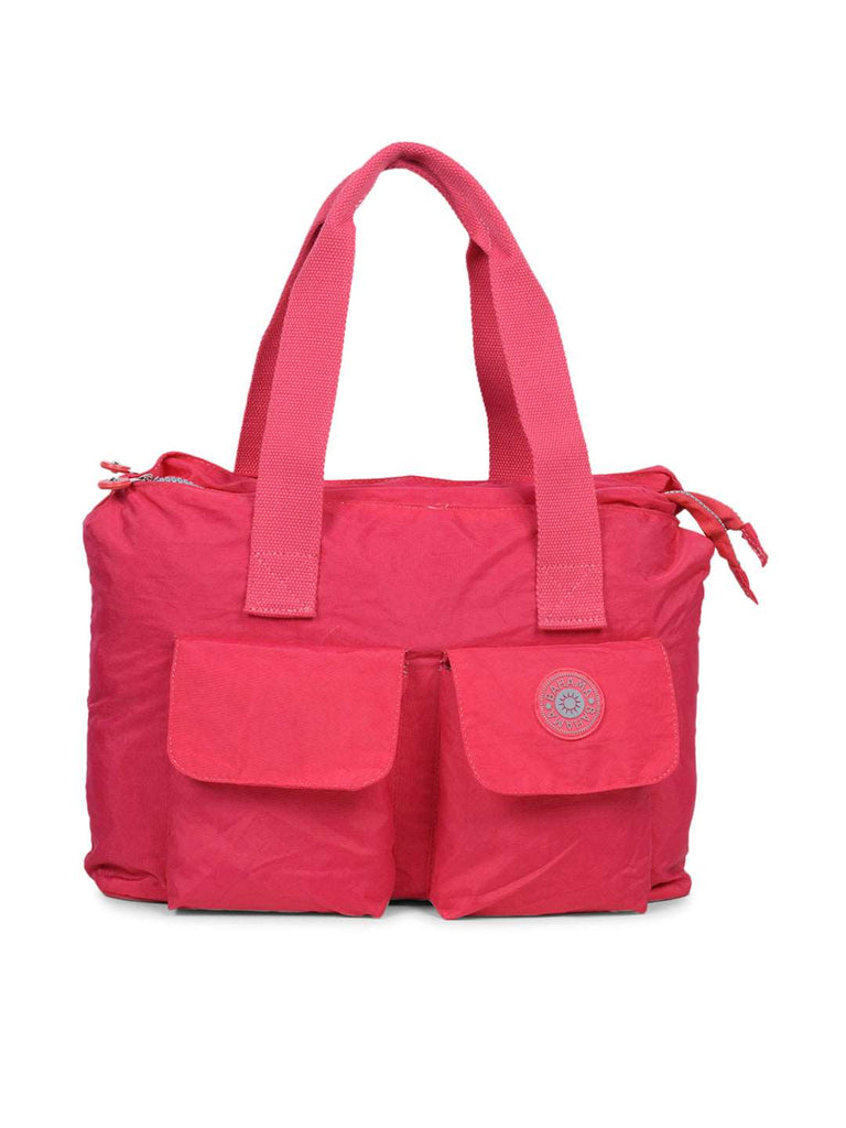 BAHAMA Crinkle Soft Fuchsia Red Handbag