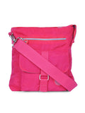 BAHAMA Crinkle Soft Fuchsia Red Shoulder Bag