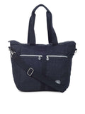 BAHAMA Crinkle Soft Black Shoulder Bag