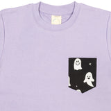 CASA DE NEENEE Ghost Lilac Round Neck Pyjama Set, 1-2 Yrs
