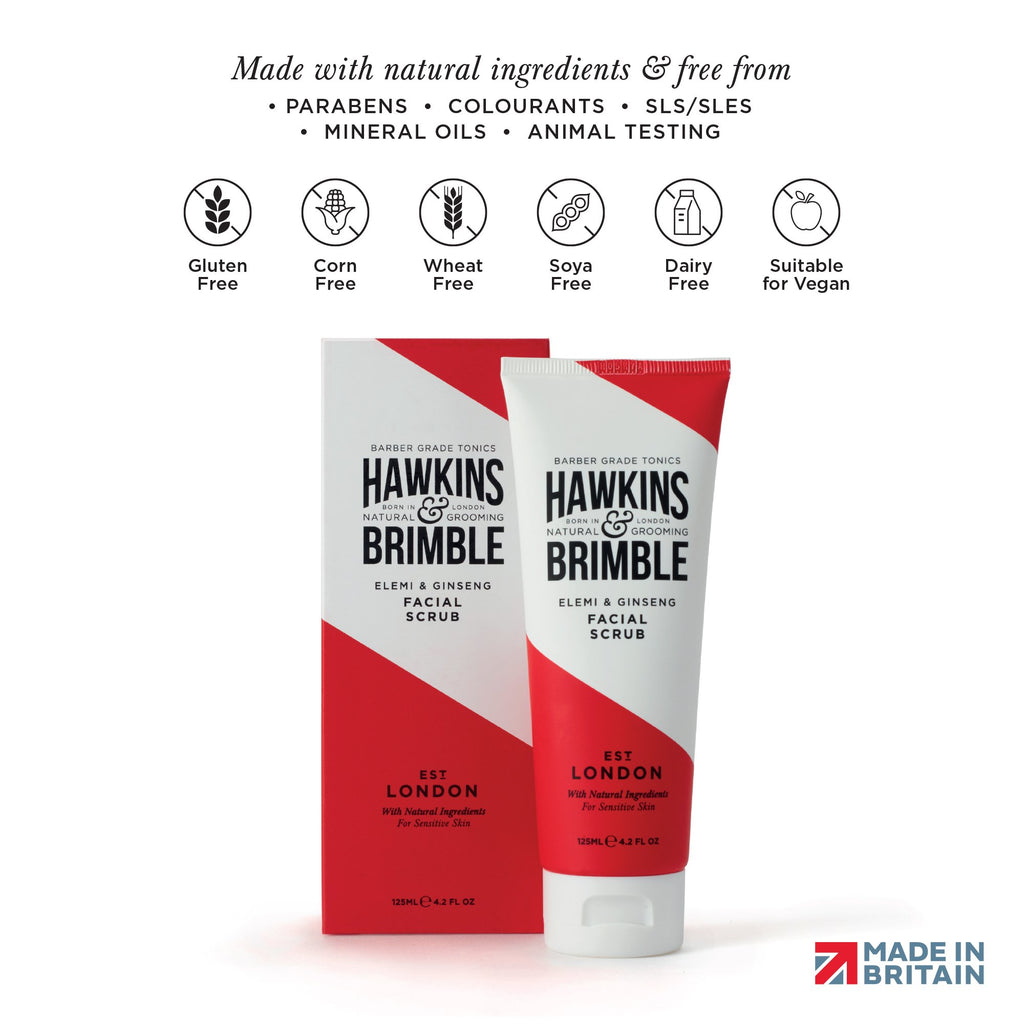 Hawkins & Brimble Pre-shave Facial Scrub 125ml