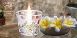 Yankee Candle Gold And Pearl Crackle Votive Holder