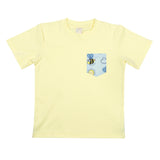 CASA DE NEENEE Honeybee Yellow Round Neck Pyjama Set, 1-2 Yrs