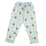 CASA DE NEENEE Honeybee Yellow Round Neck Pyjama Set, 1-2 Yrs