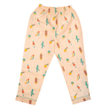 CASA DE NEENEE Icecream Cotton Peter pan collar  Pyjama Set, 8-10 Yrs
