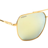 Equal Square Sunglasses with Blue & Yellow Lens for Unisex