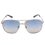 Equal Aviator Sunglasses with Blue Lens for Unisex