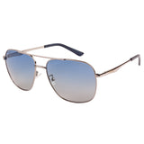 Equal Aviator Sunglasses with Blue Lens for Unisex