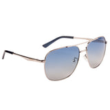 Equal Aviator Sunglasses with Blue Lens for Unisex