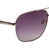 Equal Aviator Sunglasses with Purple Lens for Unisex