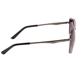 Equal Aviator Sunglasses with Purple Lens for Unisex