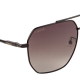 Equal Square Sunglasses with Green Gradient Lens for Unisex