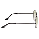 Equal Aviator Sunglasses with Green Gradient Lens for Unisex