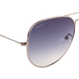 Equal Aviator Sunglasses with Navi Green Lens for Unisex