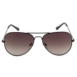 Equal Aviator Sunglasses with Green Lens for Unisex