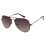 Equal Aviator Sunglasses with Green Lens for Unisex