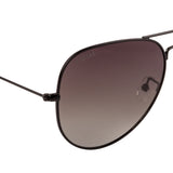 Equal Aviator Sunglasses with Green Lens for Unisex
