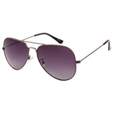 Equal Aviator Sunglasses with Purple Lens for Unisex