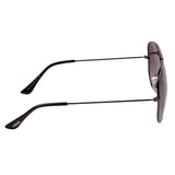Equal Aviator Sunglasses with Purple Lens for Unisex