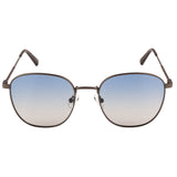 Equal Square Sunglasses with Blue Lens for Unisex