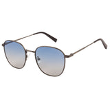 Equal Square Sunglasses with Blue Lens for Unisex