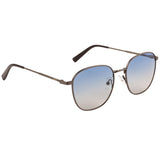 Equal Square Sunglasses with Blue Lens for Unisex